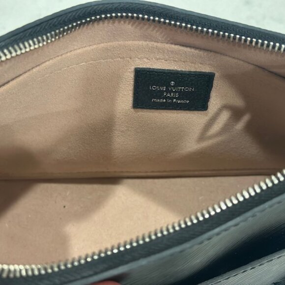 100% Authentic Louis Vuitton Marelle Black Leather Satchel - Picture 8 of 9
